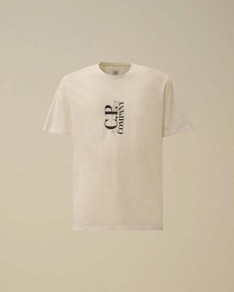 C.P. Company - Tee-shirt Jersey 30/1 Gauze white