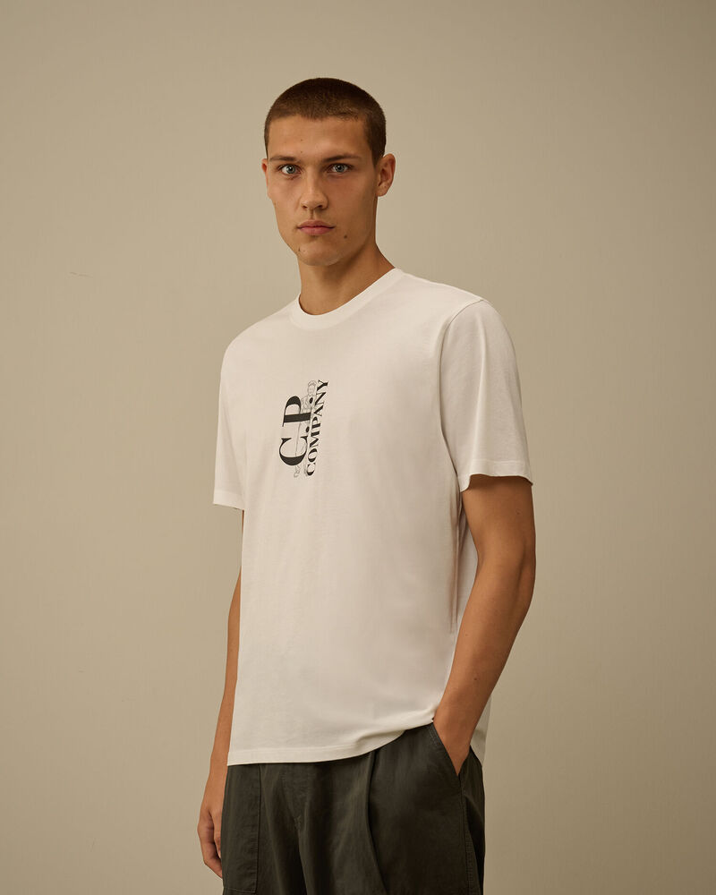 C.P. Company - Tee-shirt Jersey 30/1 Gauze white