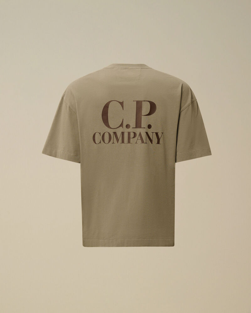 C.P. Company - Tee-shirt Logo 30/1 Fungy Grey
