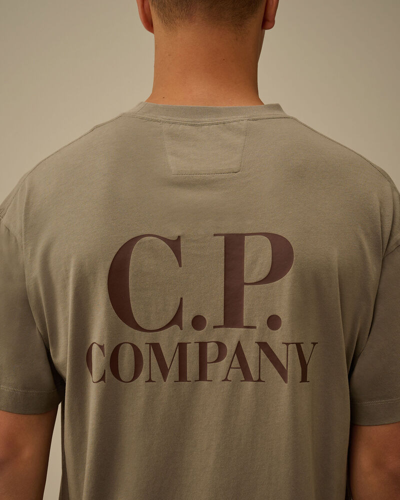 C.P. Company - Tee-shirt Logo 30/1 Fungy Grey