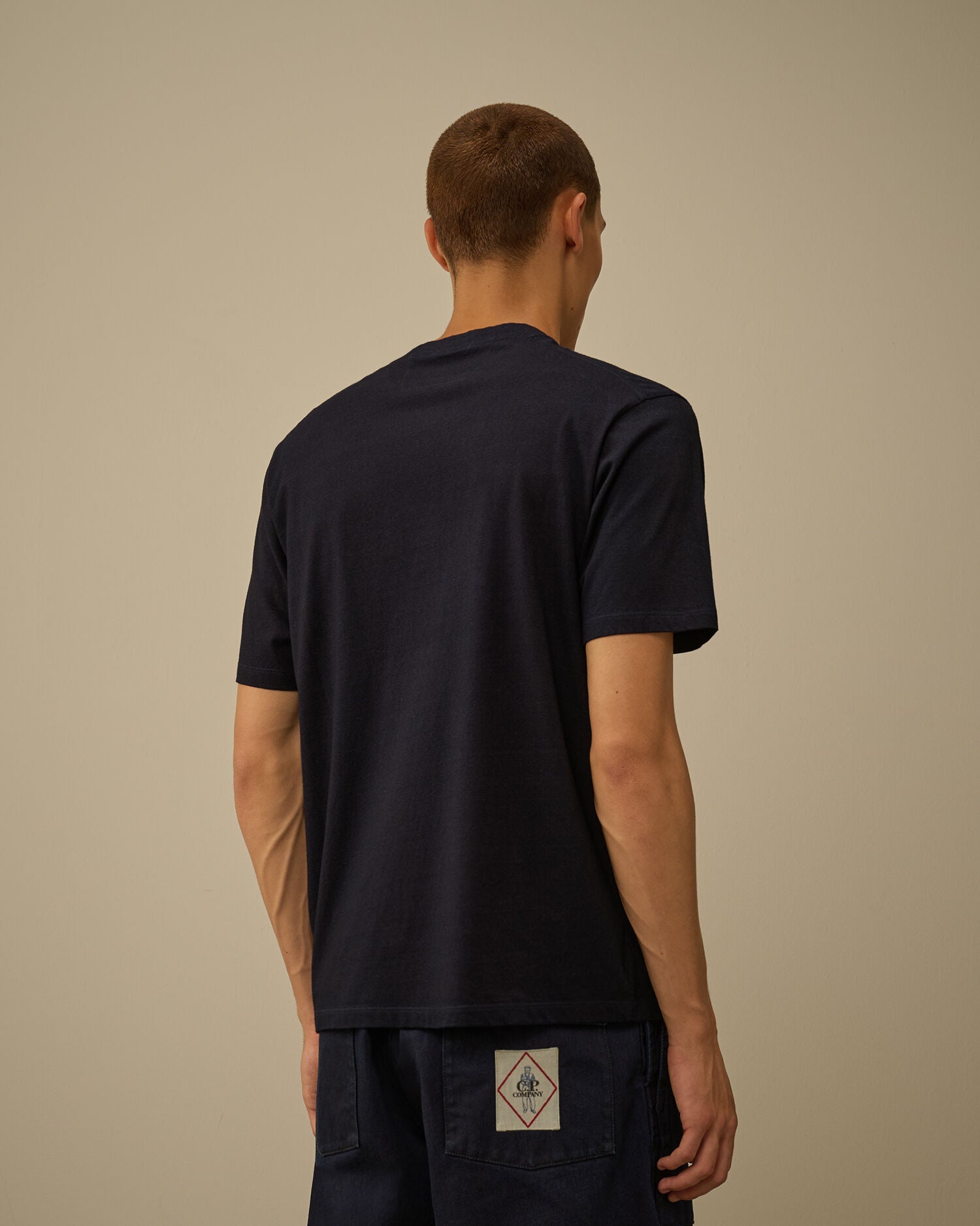C.P. Company - Tee-shirt Indigo Jersey Denim blue