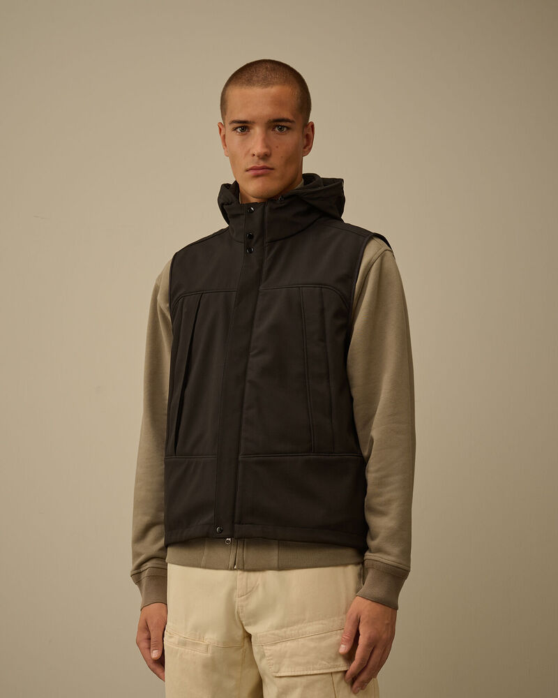 C.P. Company - Gilet C.P. Shell-R Google Black