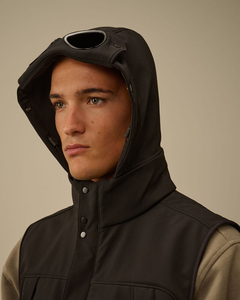 C.P. Company - Gilet C.P. Shell-R Google Black