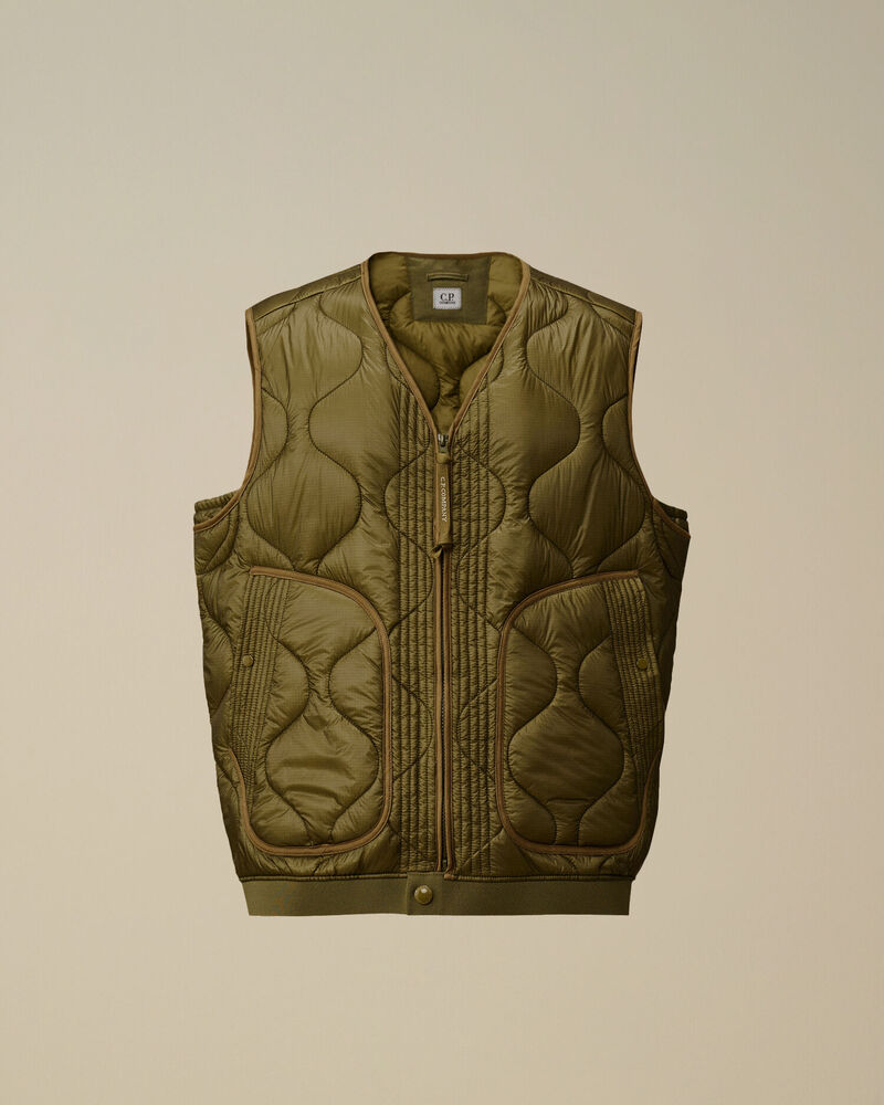C.P. Company - Gilet Liner Padded Elmwood Green