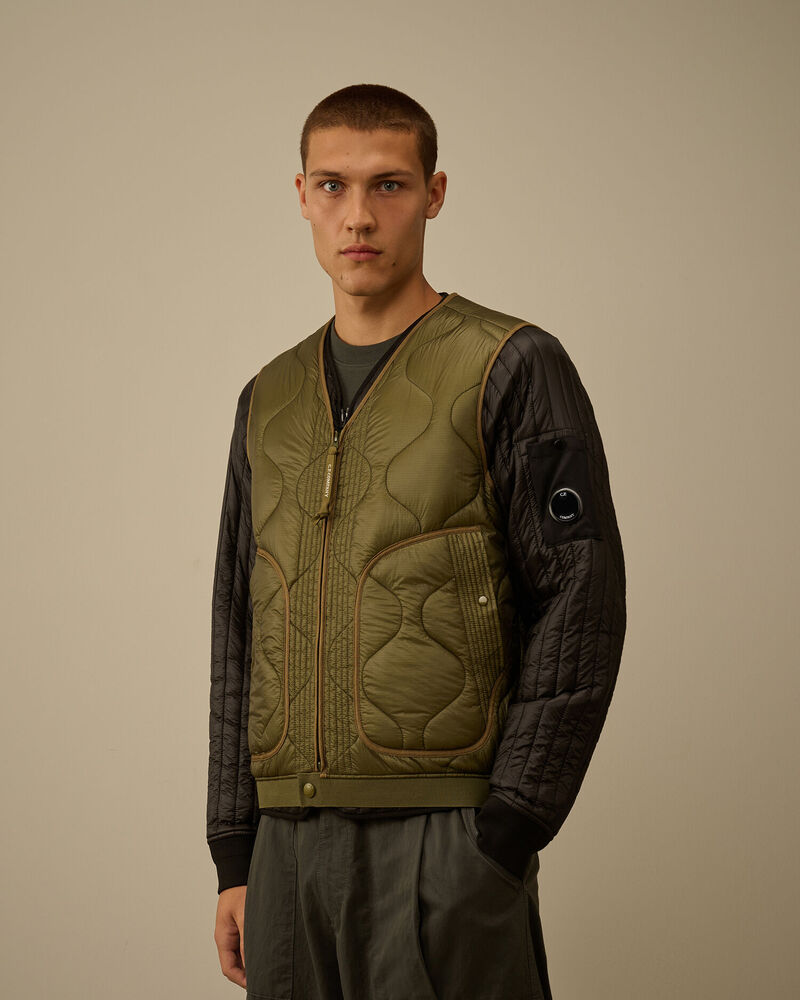 C.P. Company - Gilet Liner Padded Elmwood Green