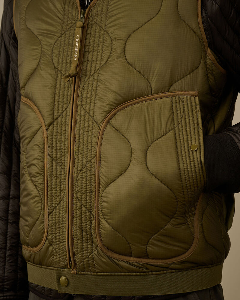 C.P. Company - Gilet Liner Padded Elmwood Green