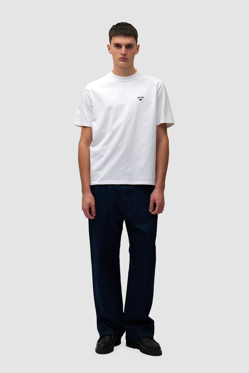 Arte - T-shirt avec logo en forme de coeur Blanc