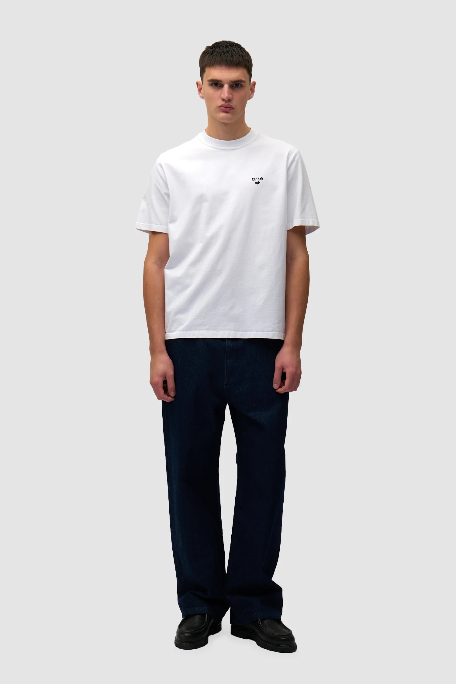 Arte - T-shirt avec logo en forme de coeur Blanc