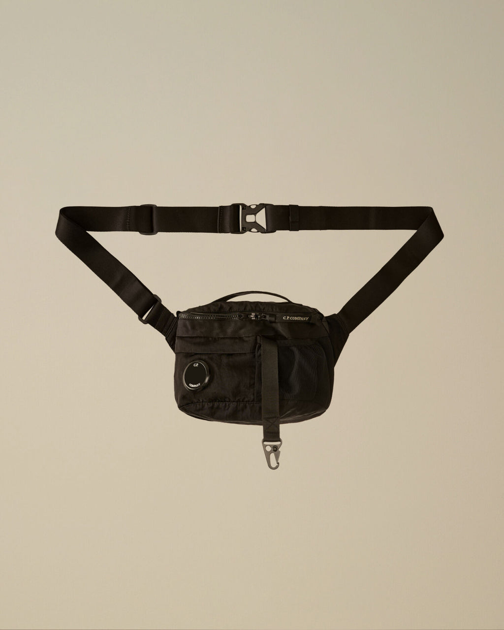 C.P. Company - Sac Grey Nylon B lens Waistbag Black