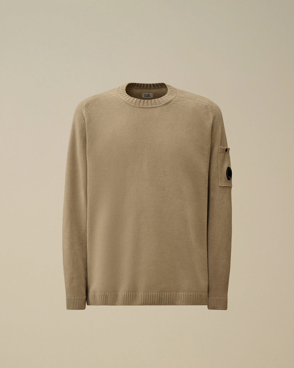 C.P. Company - Pull Cotton Chenille Crewneck Dove