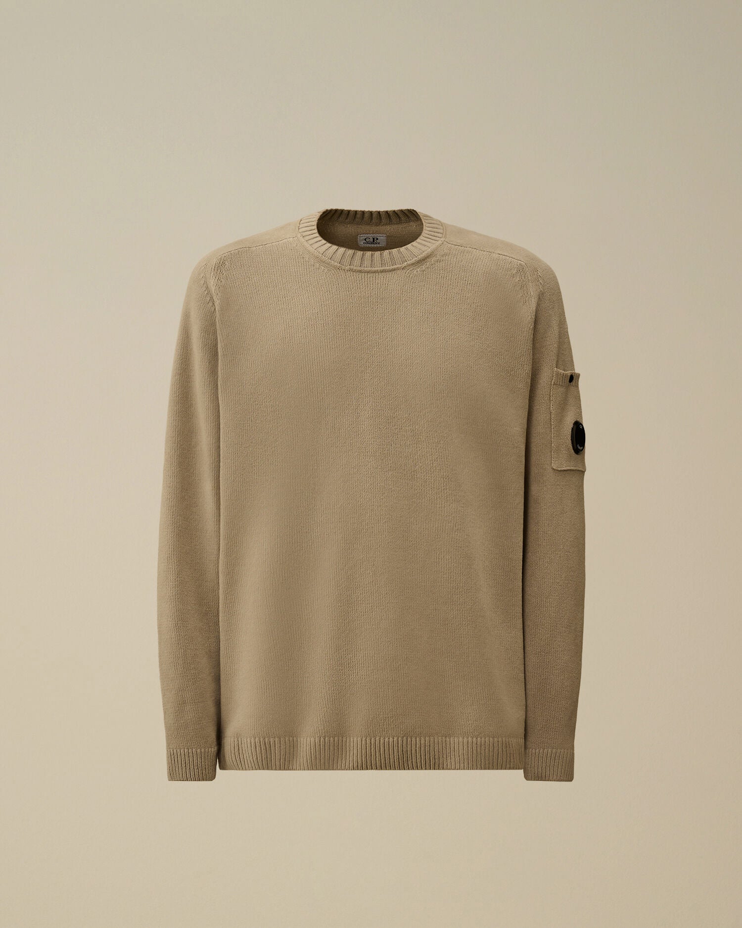 C.P. Company - Pull Cotton Chenille Crewneck Dove