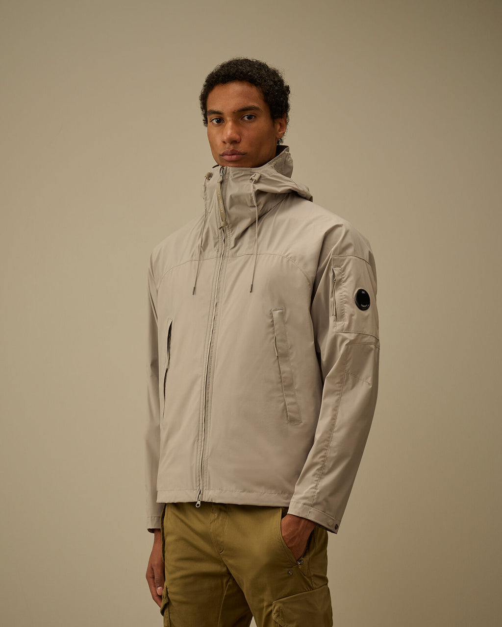C.P. Company - Blouson Pro-Tek Hooded Lens Jacket Dove - grey