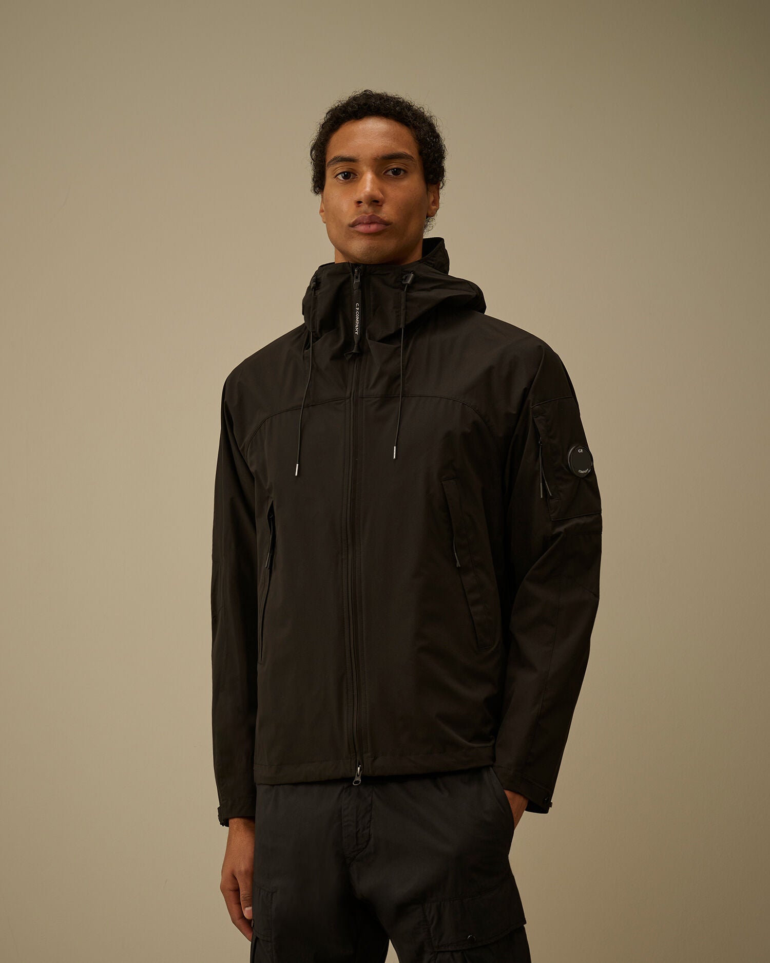 C.P. Company - Blouson Pro-Tek Hooded Lens Jacket Black