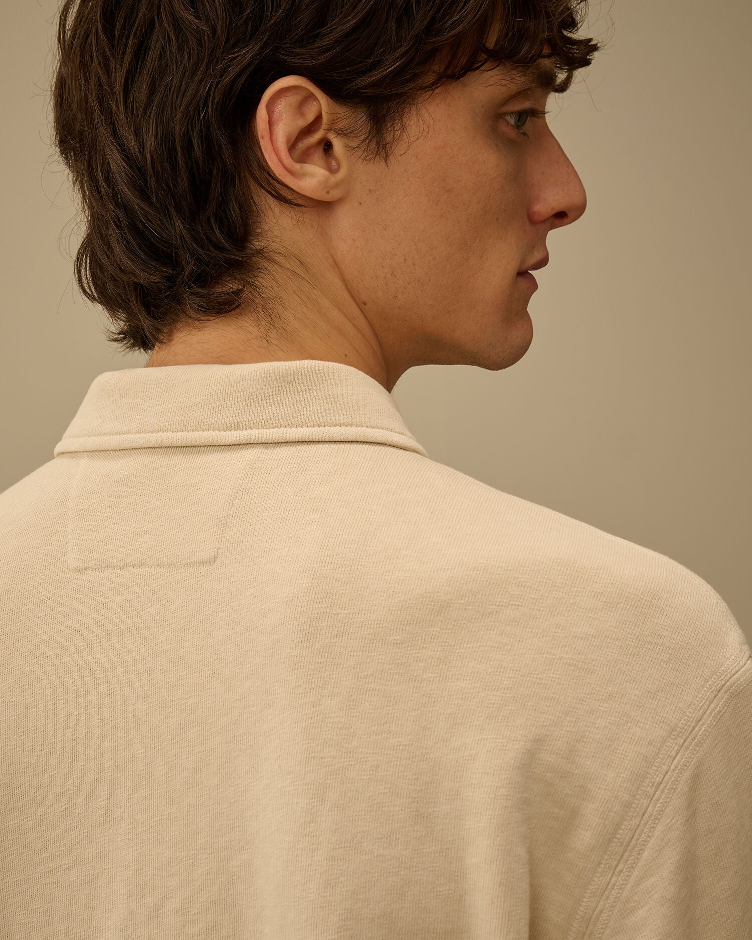 C.P. Company - Pull Half Zip Malfile Fleece Frozen Dew