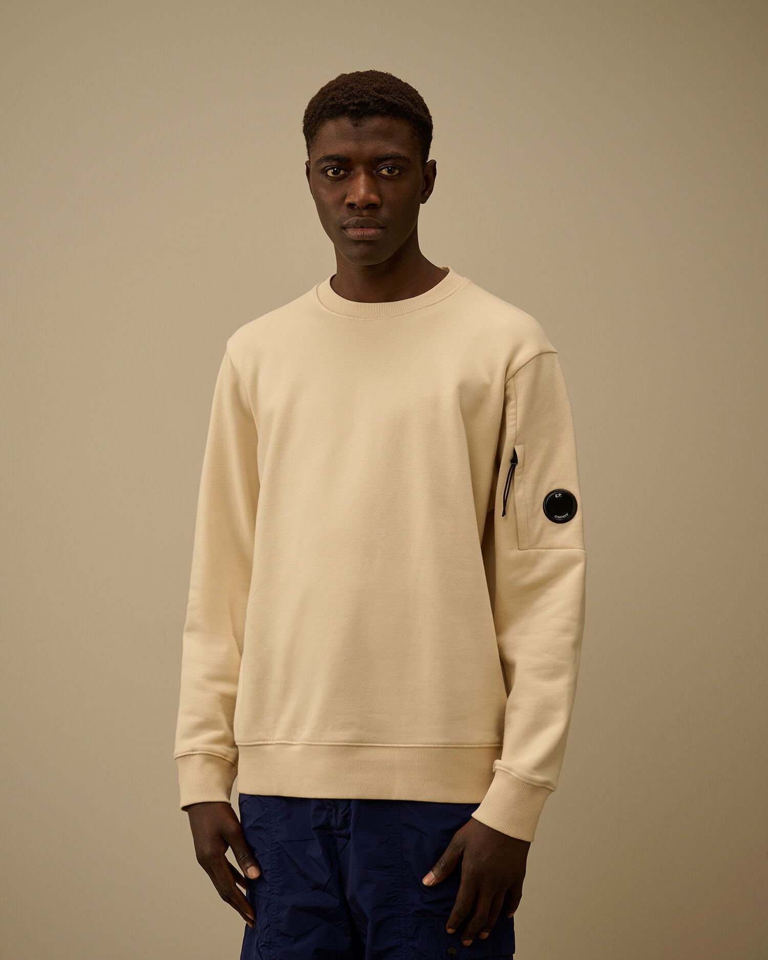 C.P. Company - Sweat Diagonal Raised fleece Frozen Dew