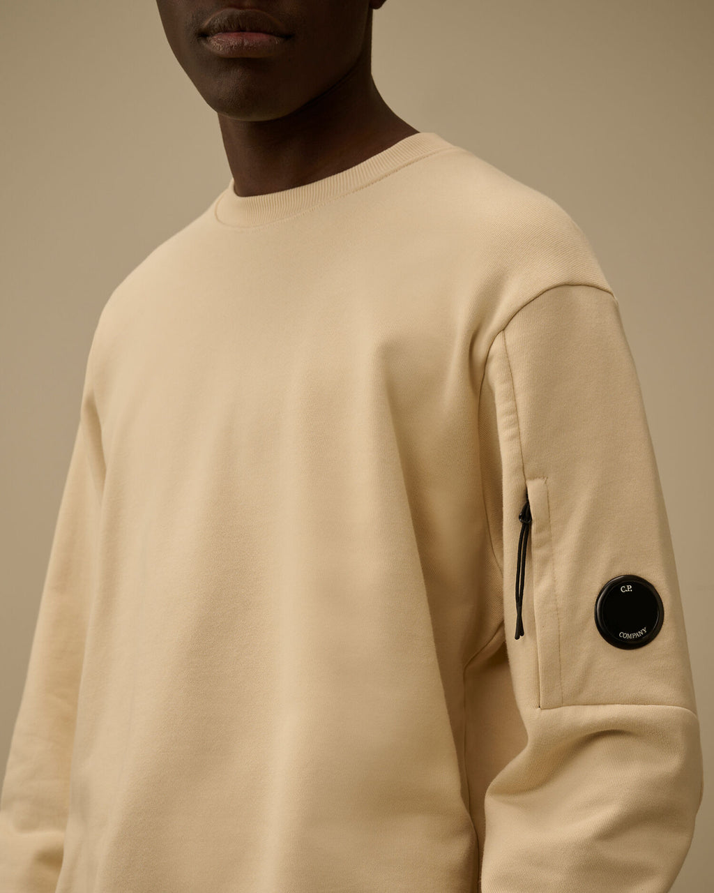 C.P. Company - Sweat Diagonal Raised fleece Frozen Dew