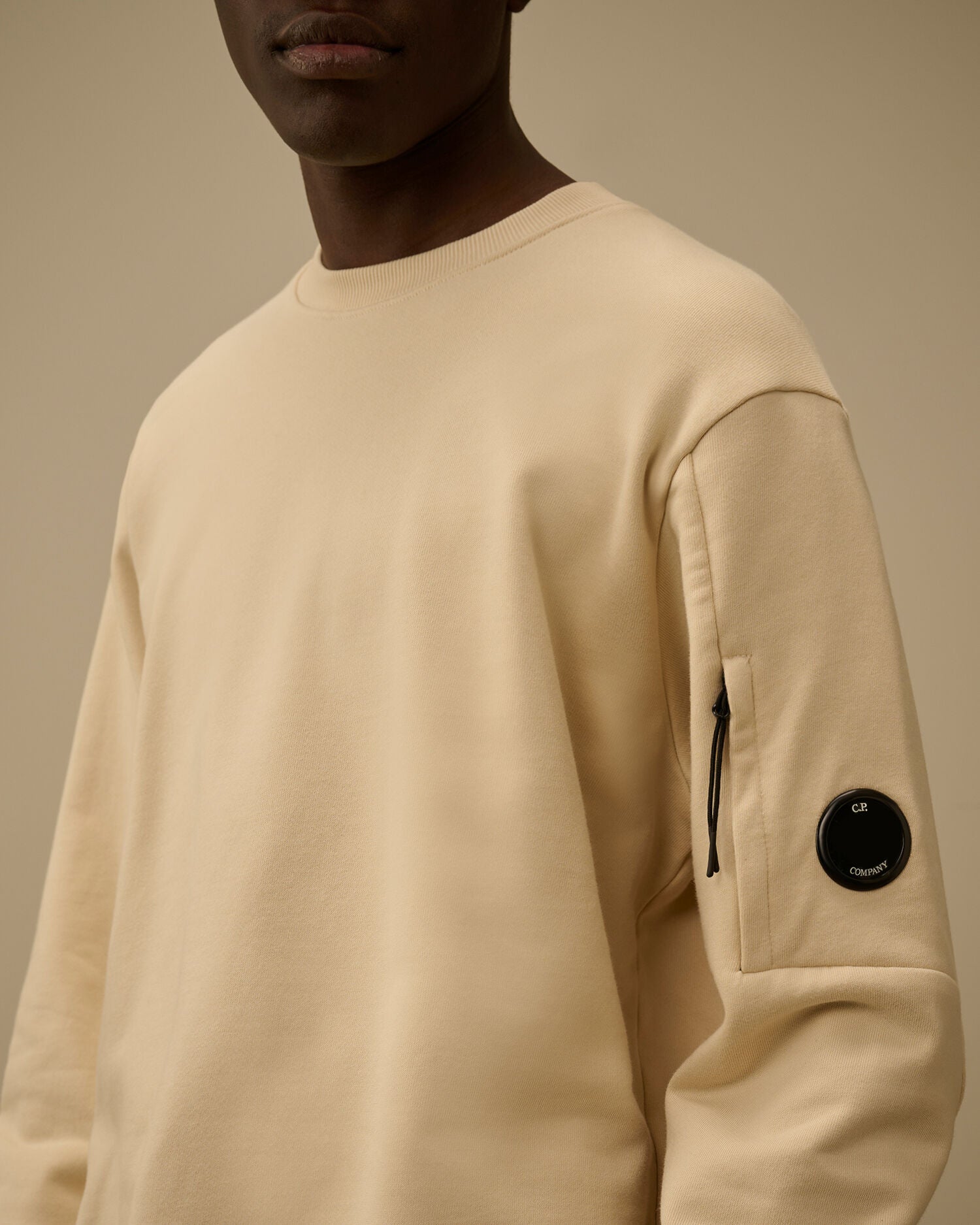 C.P. Company - Sweat Diagonal Raised fleece Frozen Dew
