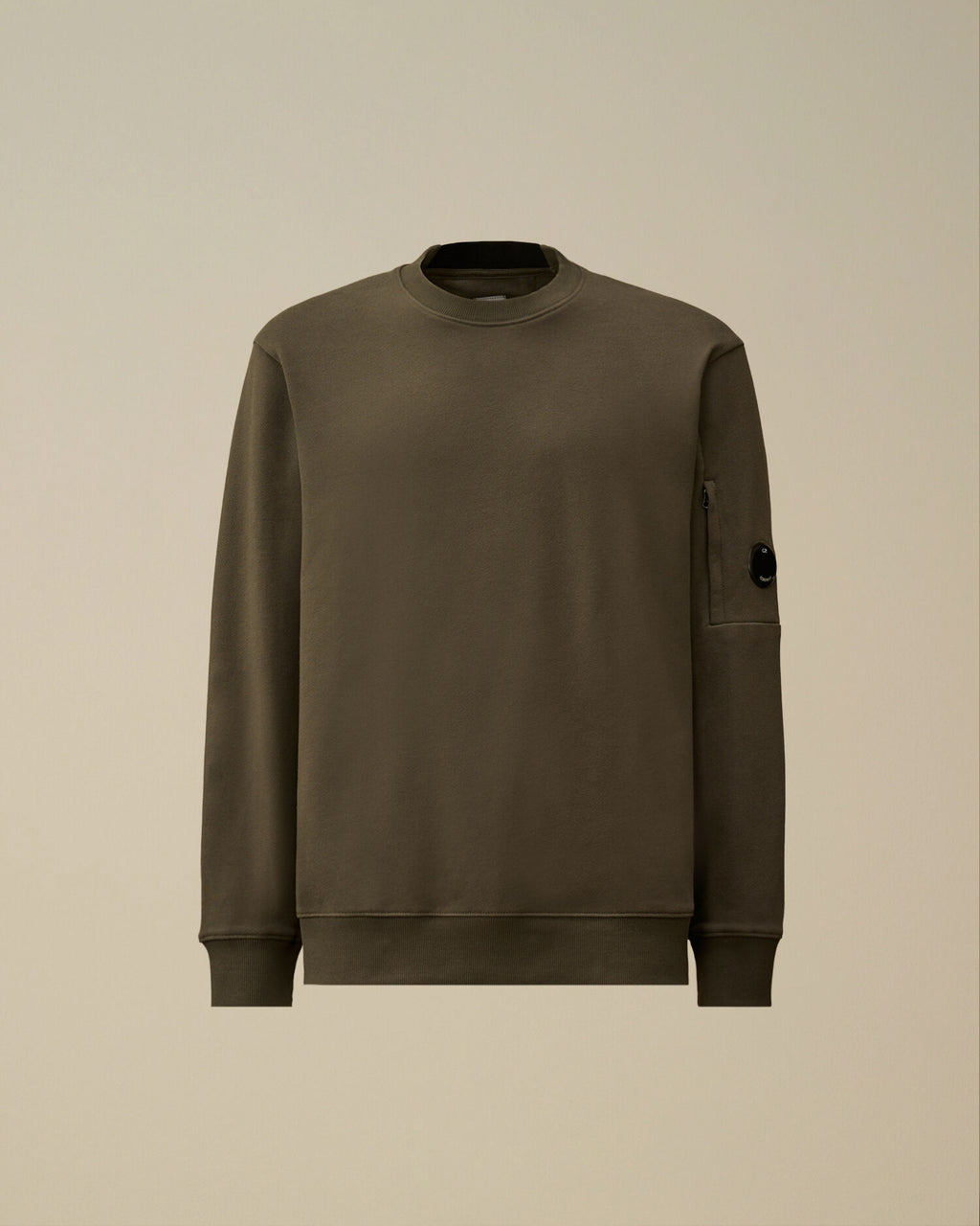 C.P. Company - Sweat Diagonal Raised fleece Gun Metal