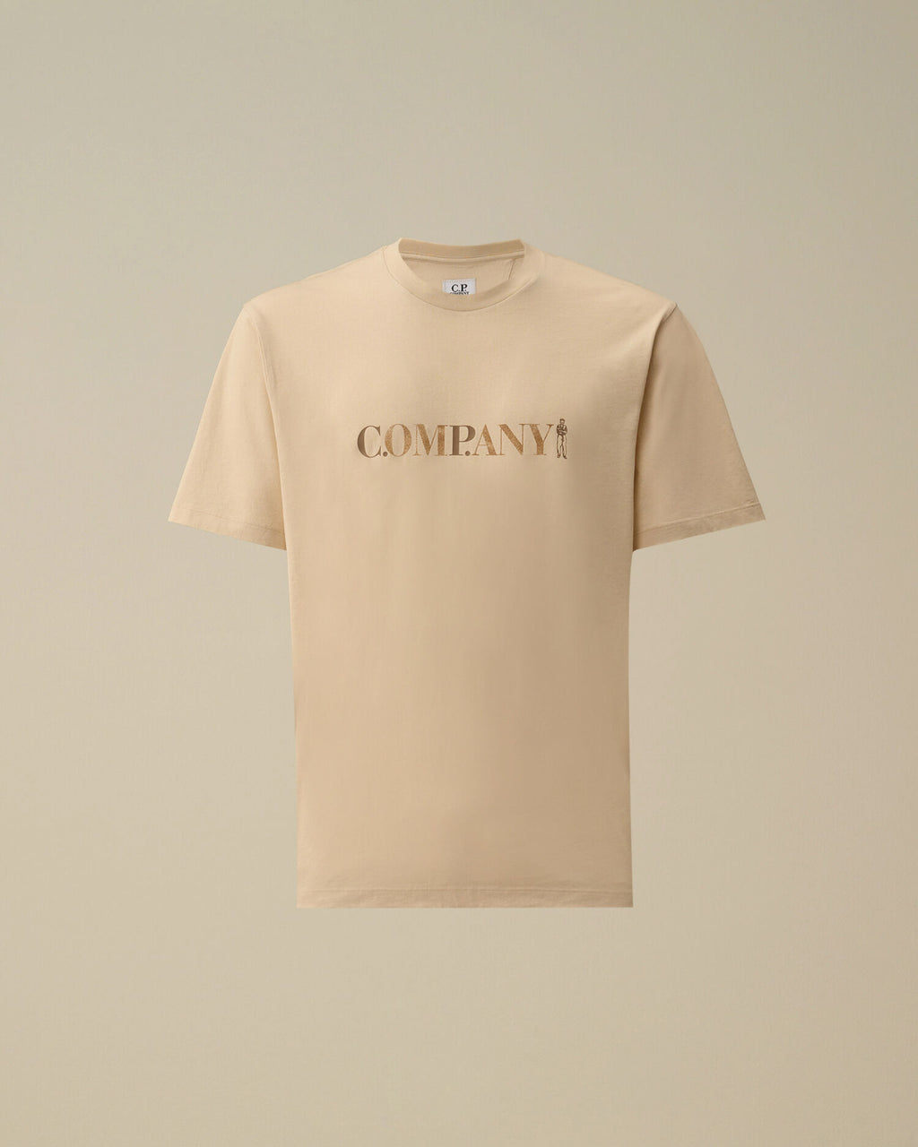C.P. Company - T-shirt 30/1 Jersey Short Sleeve Chest Logo Frozen Dew