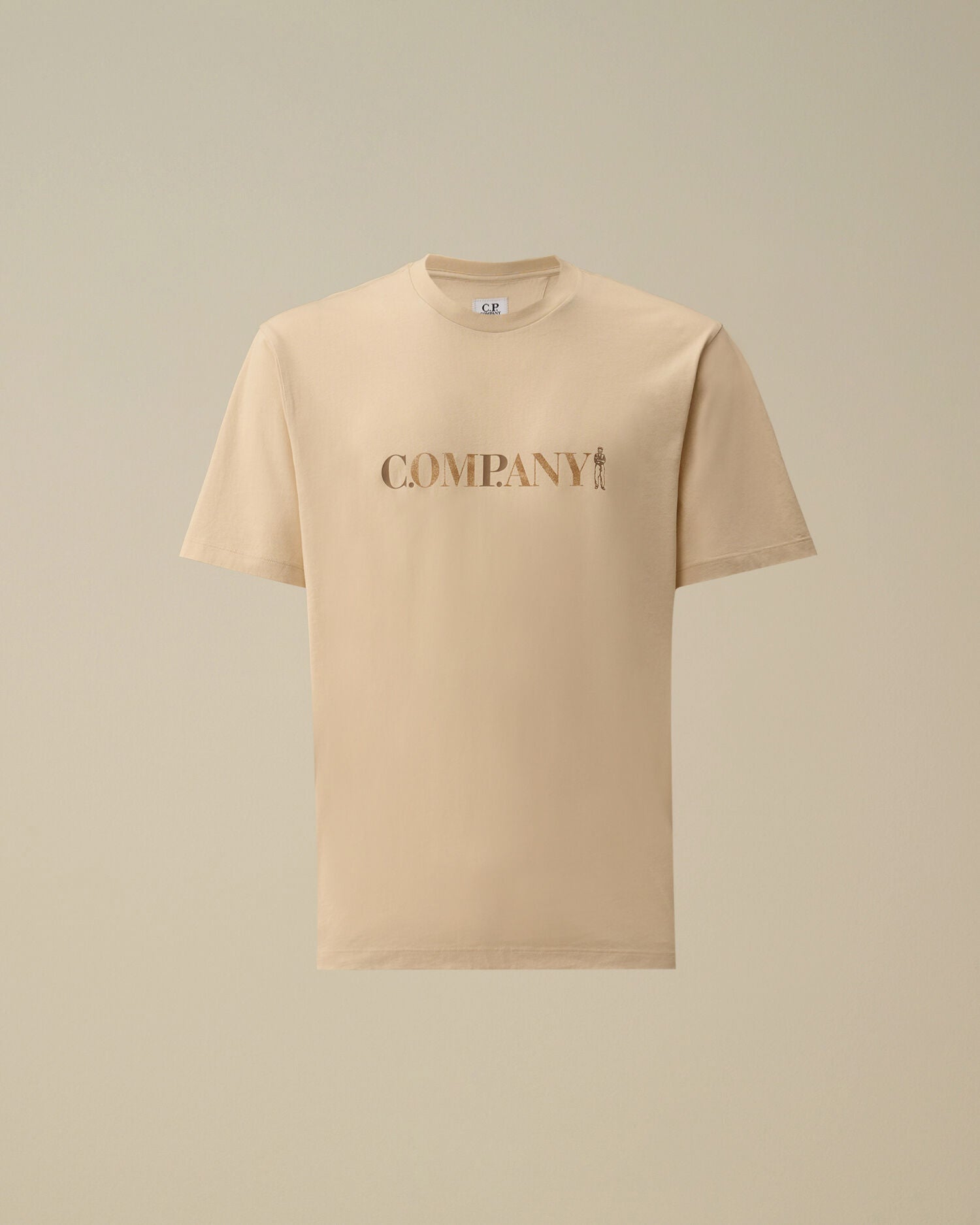 C.P. Company - T-shirt 30/1 Jersey Short Sleeve Chest Logo Frozen Dew