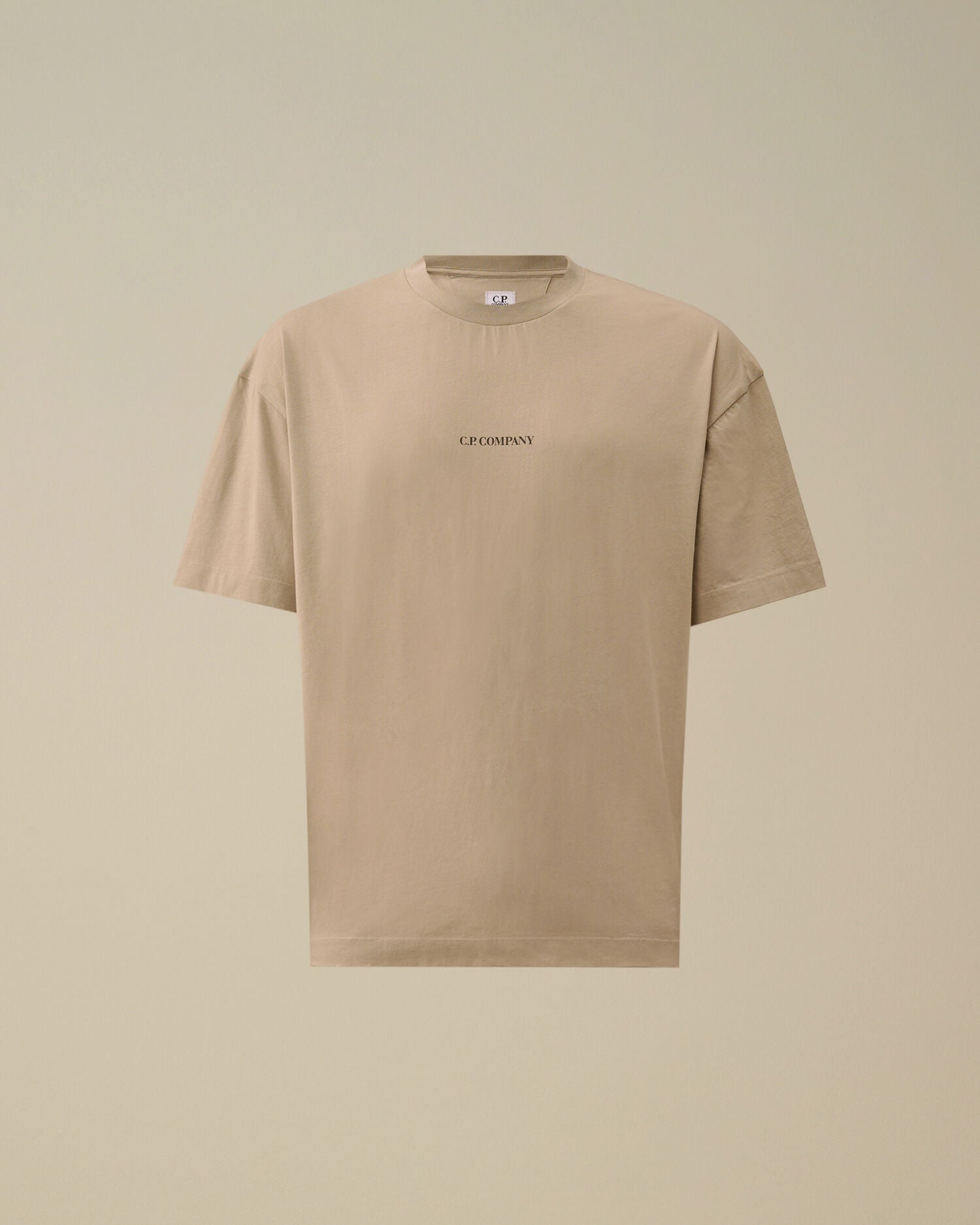 C.P. Company - T-shirt 30/1 Jersey Short Sleeve Logo Dove