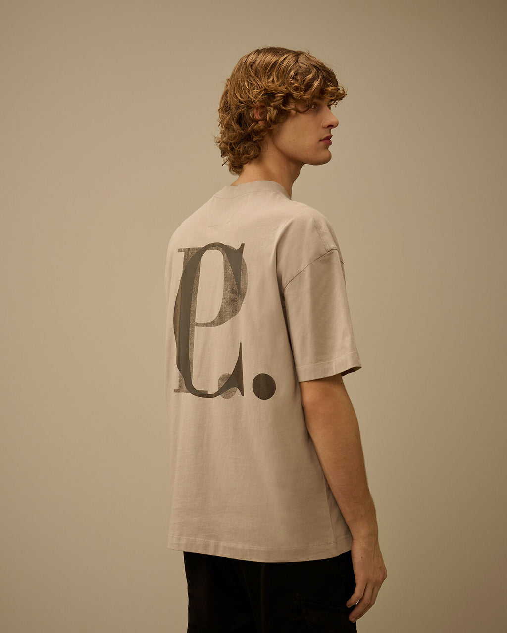 C.P. Company - T-shirt 30/1 Jersey Short Sleeve Logo Dove