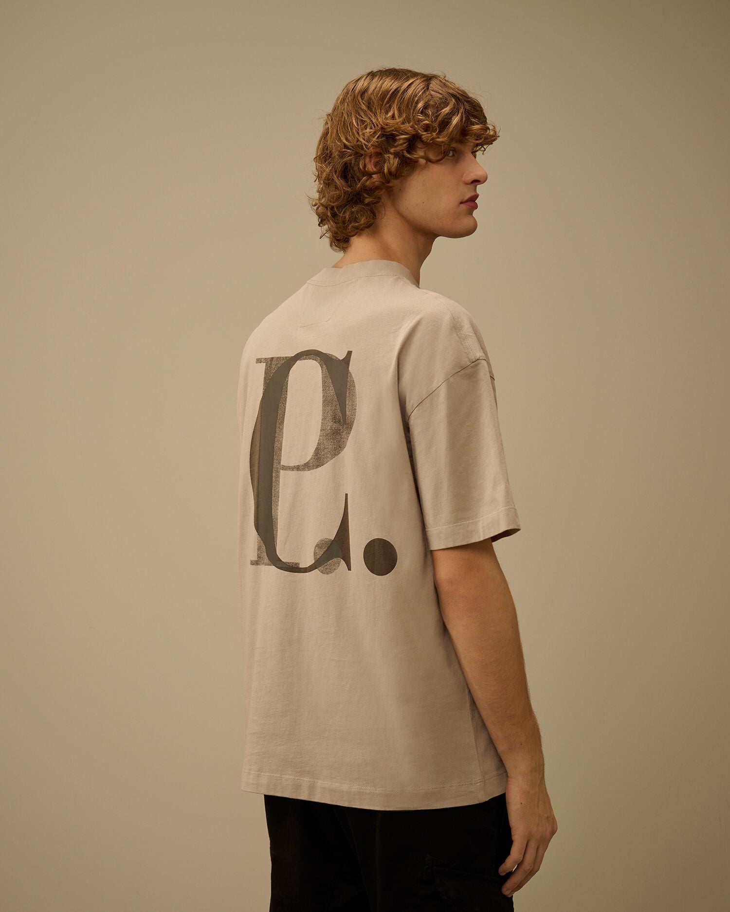 C.P. Company - T-shirt 30/1 Jersey Short Sleeve Logo Dove