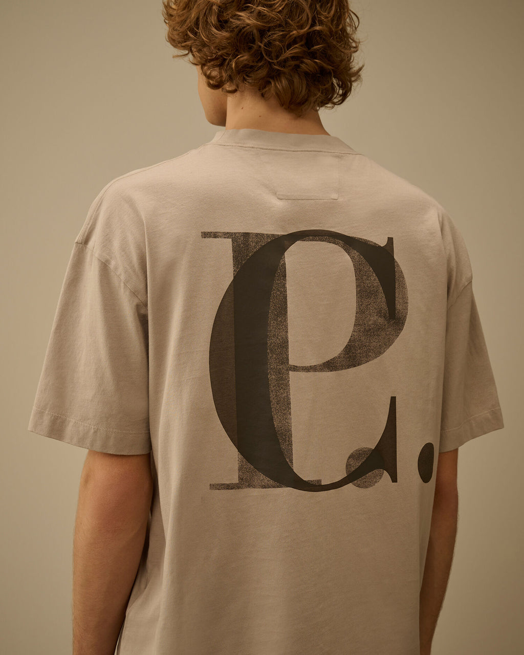 C.P. Company - T-shirt 30/1 Jersey Short Sleeve Logo Dove