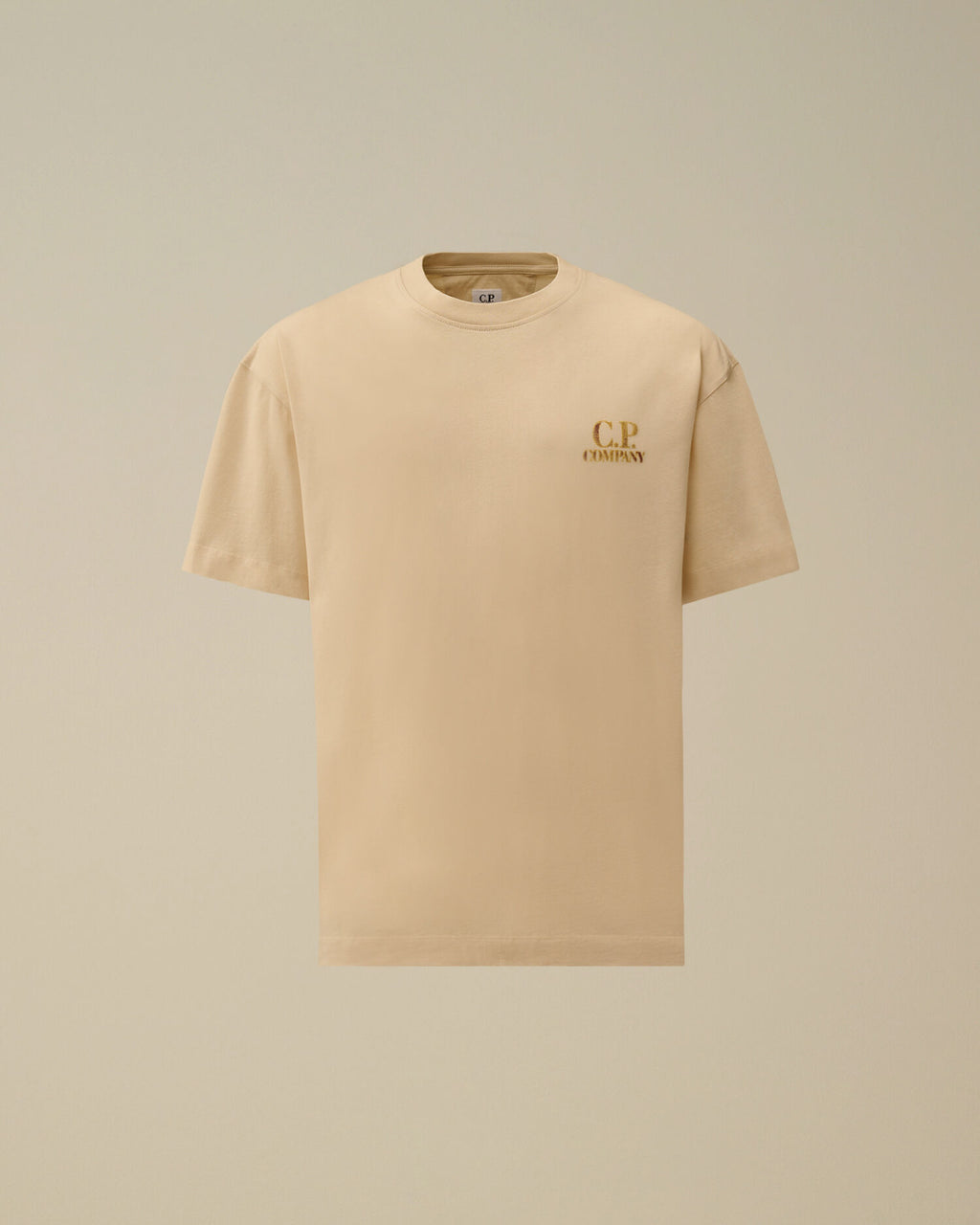 C.P. Company - T-shirt 30/1 Jersey Comfort Logo Frozen Dew
