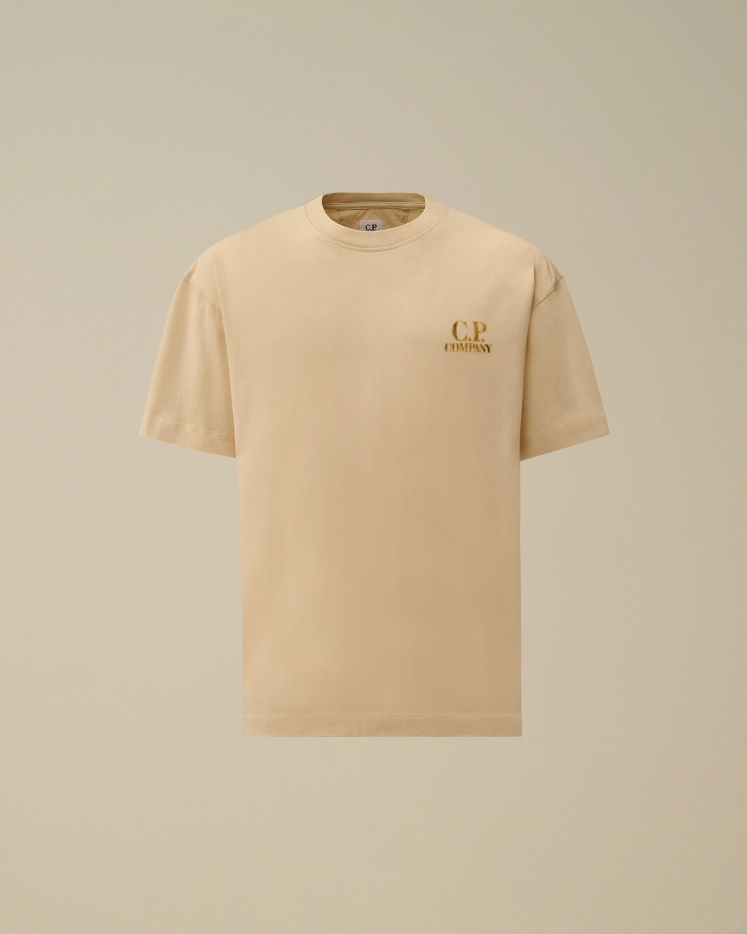 C.P. Company - T-shirt 30/1 Jersey Comfort Logo Frozen Dew