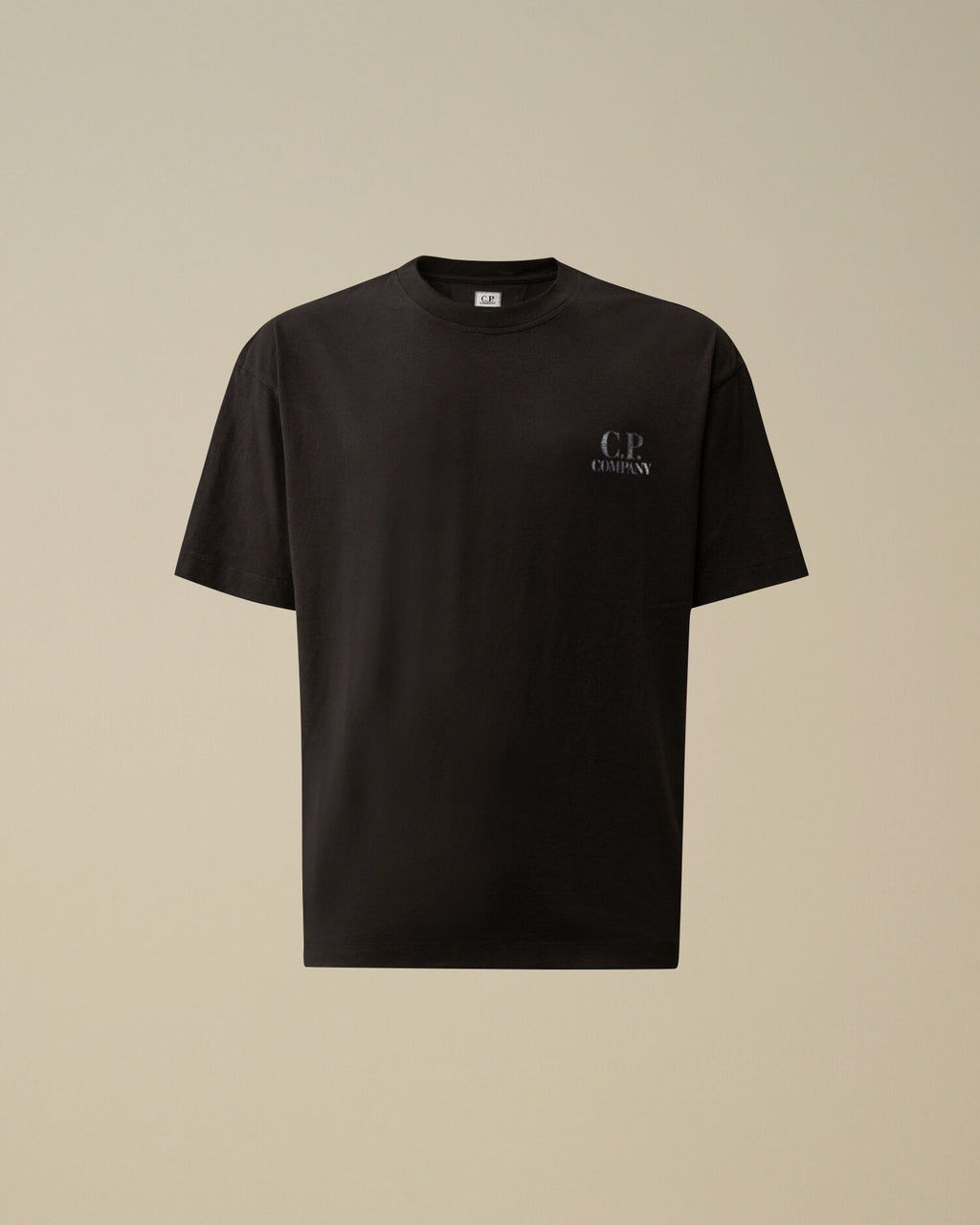 C.P. Company - T-shirt 30/1 Jersey Comfort Logo Total Eclipse