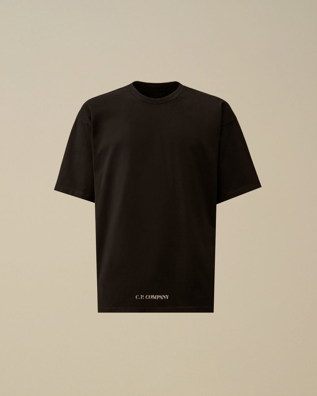 C.P. Company - T-shirt In Jersey 1020 Stencil Black