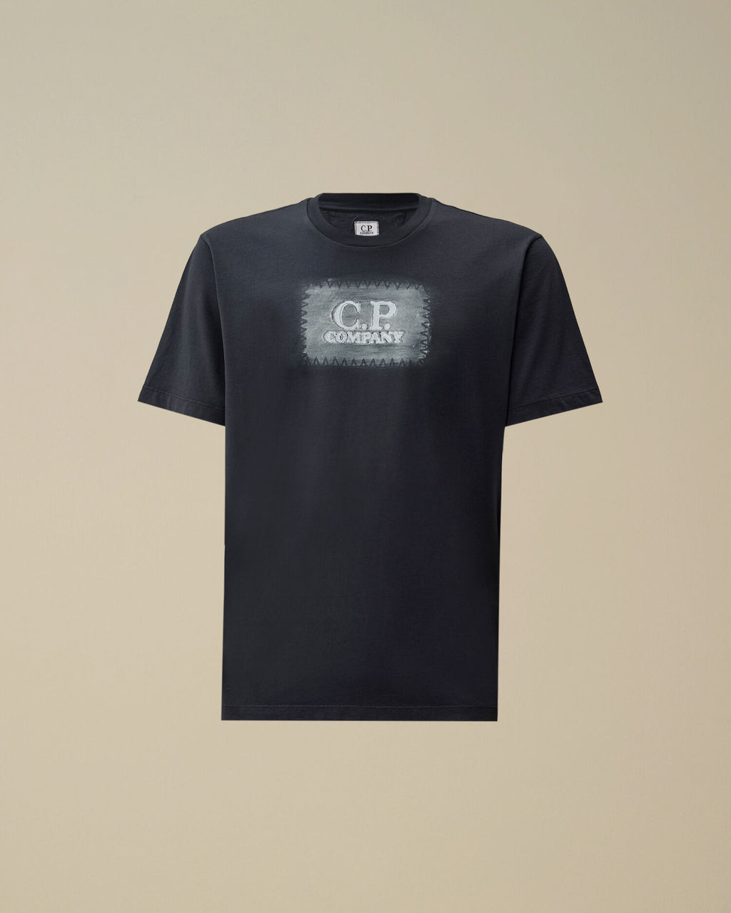 C.P. Company - T-shirt 24/1 Jersey Short Sleeve Logo Label Midnight Navy