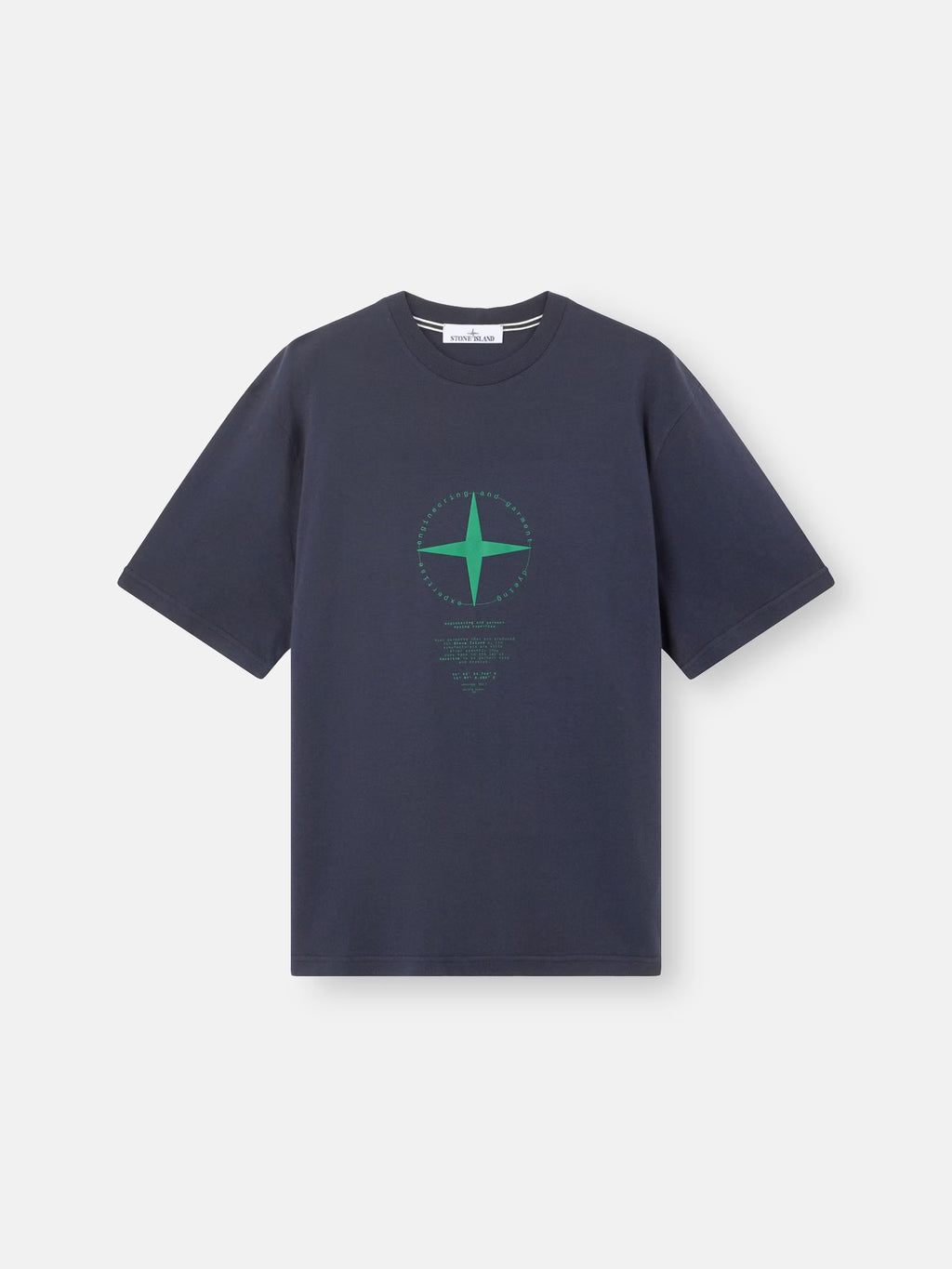 Stone Island - 2100001 T-shirt Organic Cotton Jersey Bleu Marine