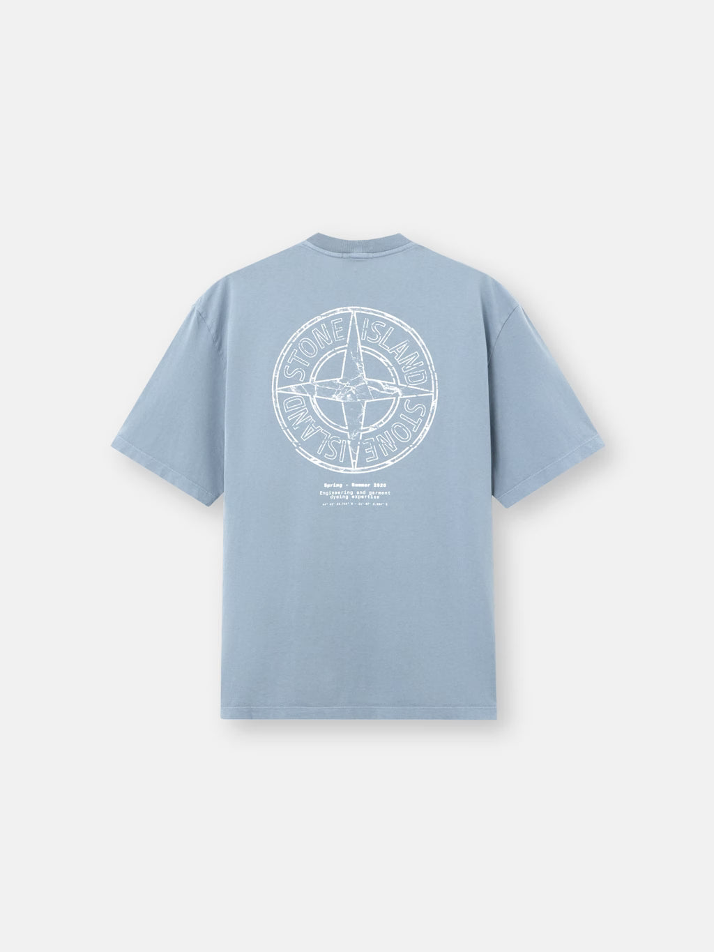Stone Island - 2100001 T-shirt Organic Cotton Jersey Bleu Avio