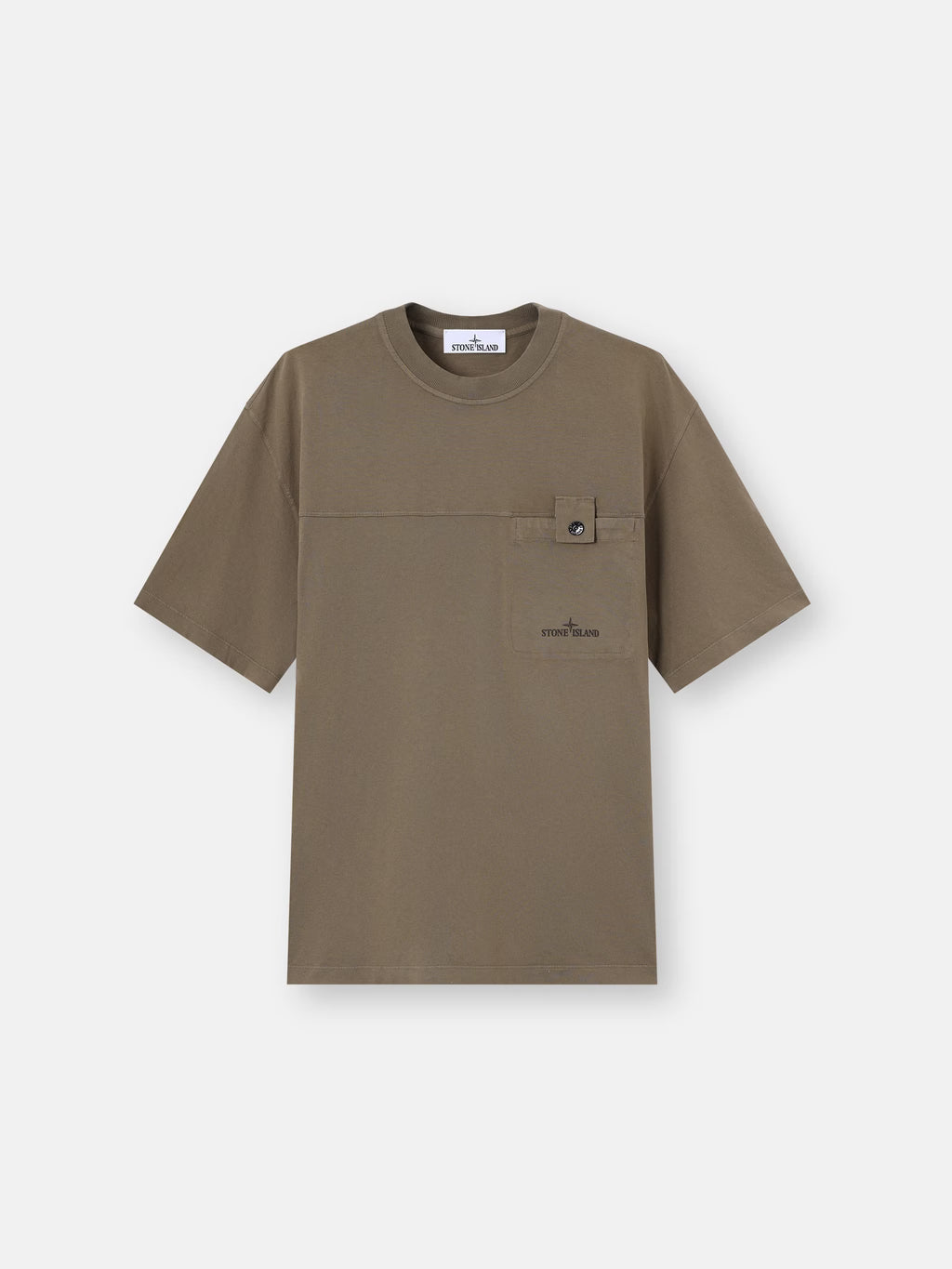 Stone Island - 2100028 T-shirt poche poitrine Military green
