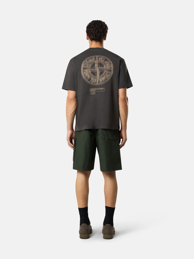 Stone Island - 2200037 T-shirt Combed organic Gris Plomb