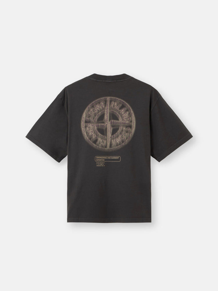 Stone Island - 2200037 T-shirt Combed organic Gris Plomb