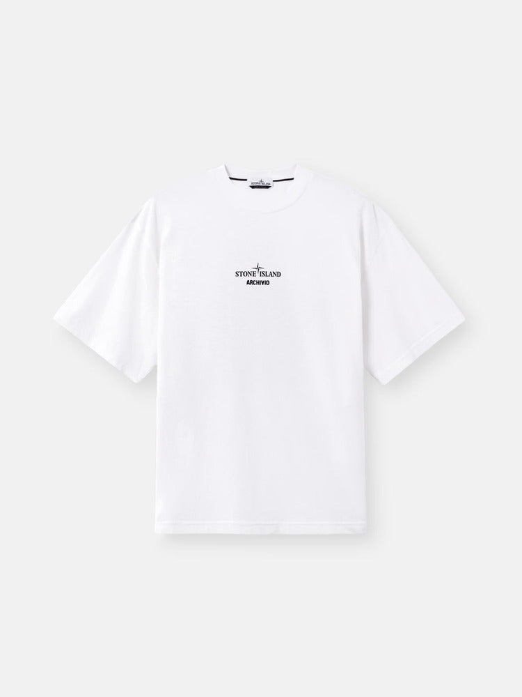 Stone Island - 2200037 T-shirt Combed organic Blanc