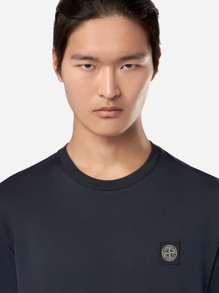 Stone Island - 2100039 T-shirt coton jersey Bleu Marine