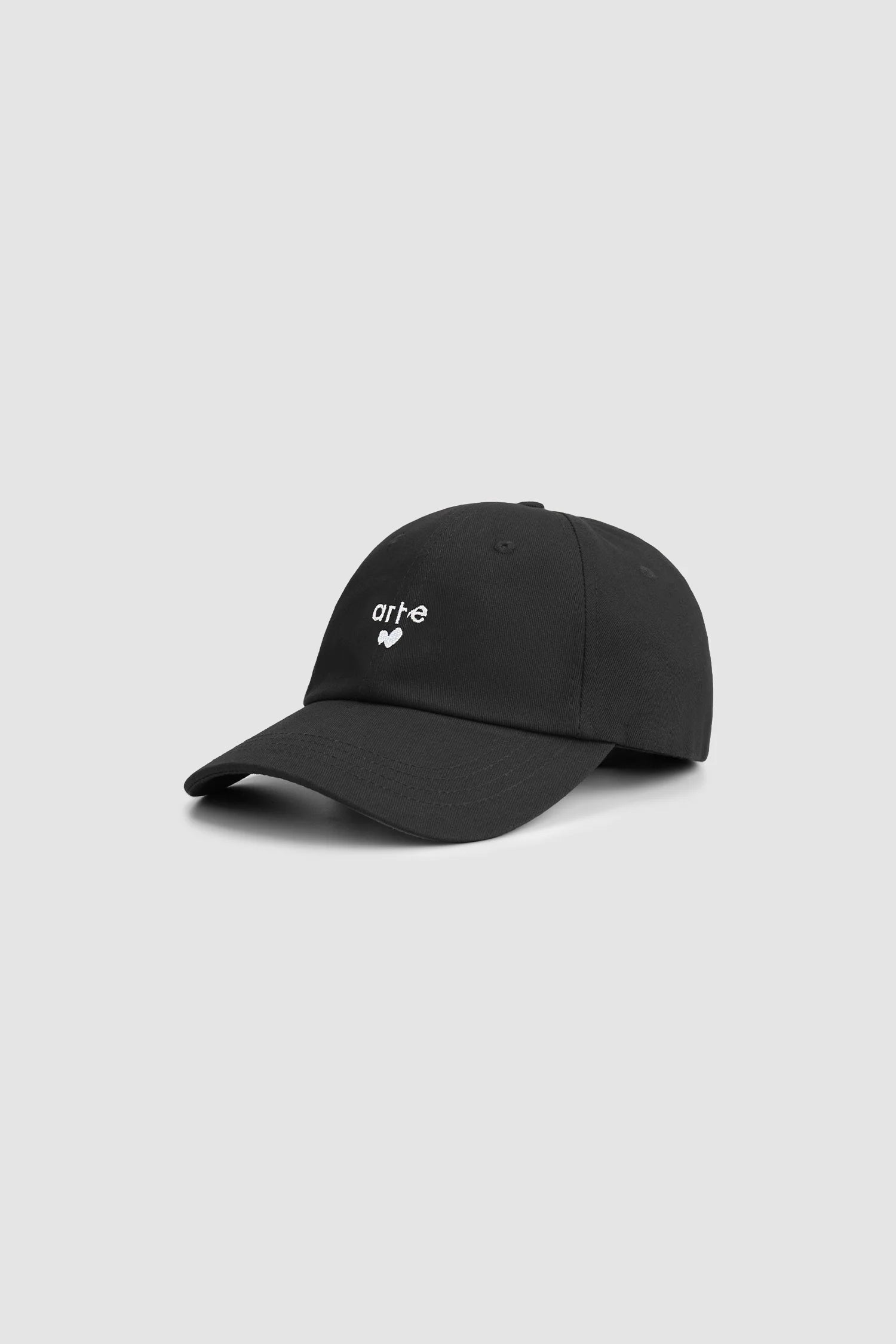 Arte - Casquette avec logo en forme de coeur Noir