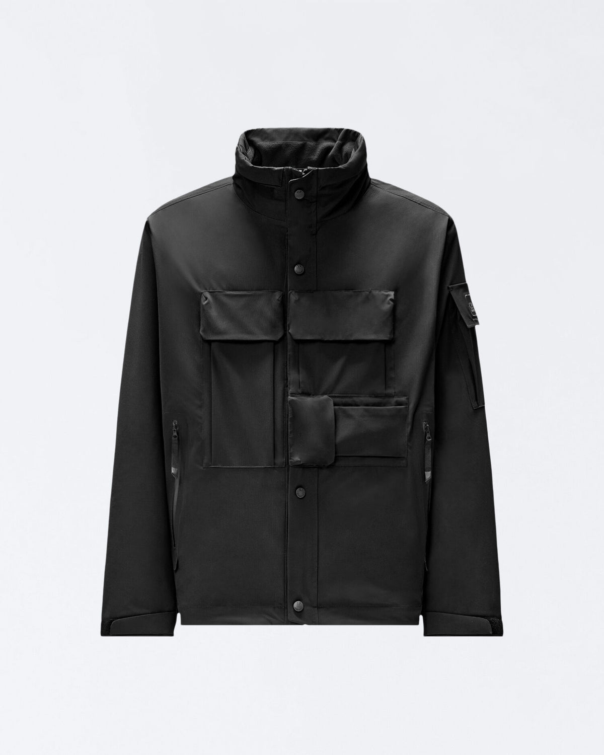 C.P. Company - Veste Metropolis Series Micro-Tek Hooded Jacket Black