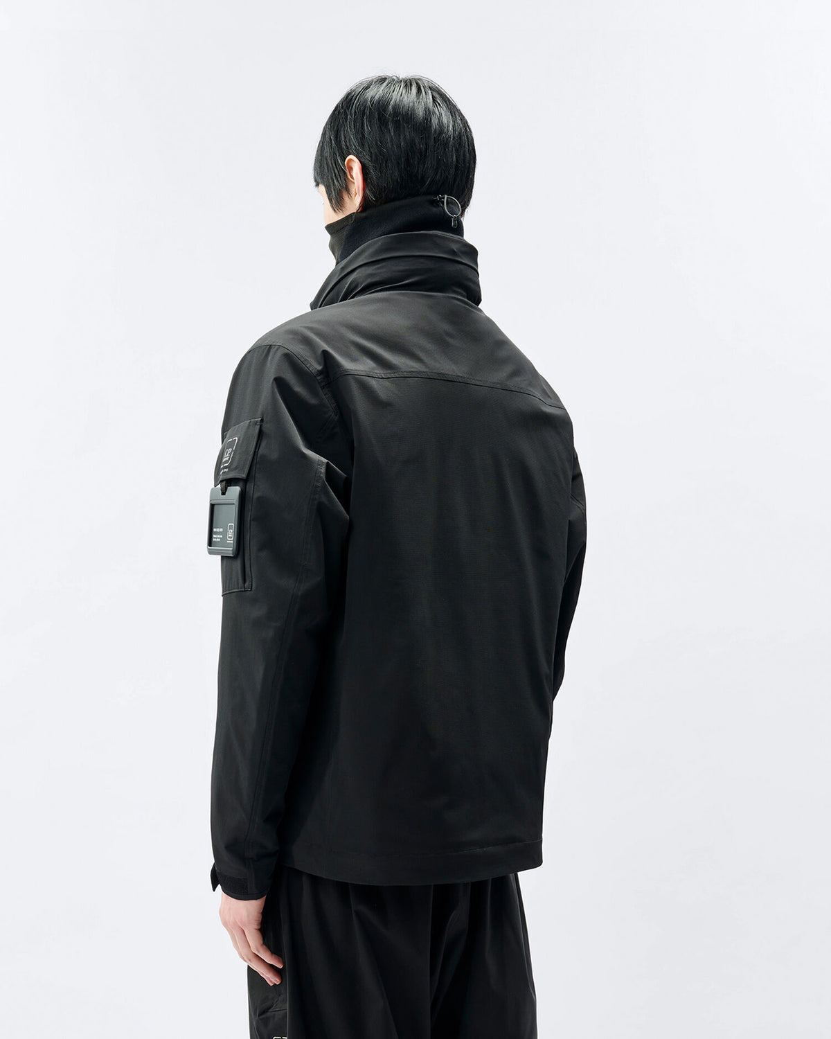 C.P. Company - Veste Metropolis Series Micro-Tek Hooded Jacket Black