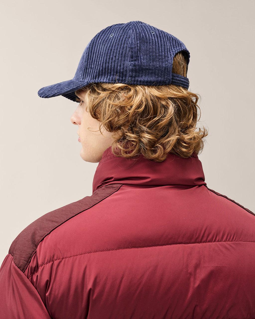 C.P. Company - Casquette Velours Peacoat