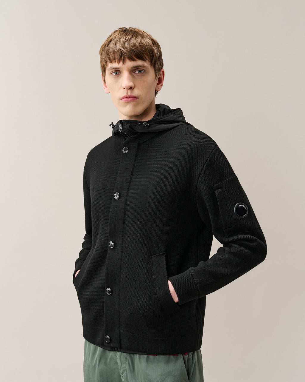 C.P. Company - Gilet Réversible Merino Wool Black