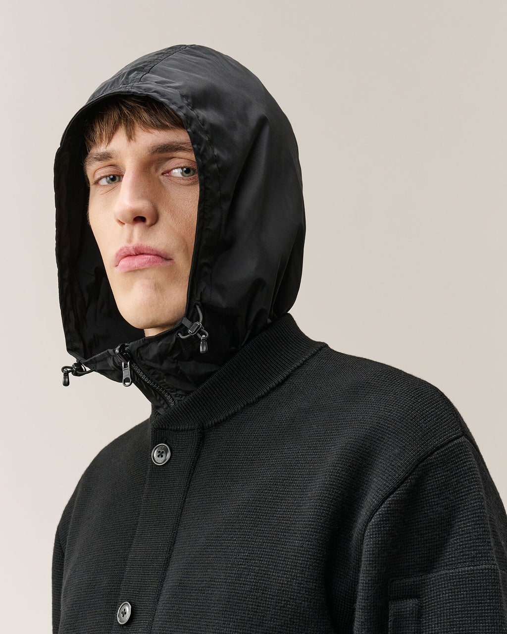 C.P. Company - Gilet Réversible Merino Wool Black
