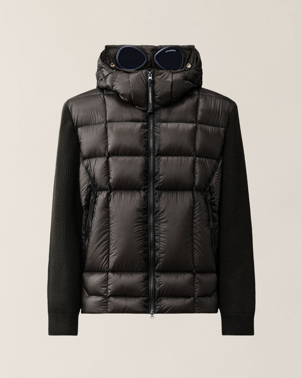 C.P. Company - Veste Merino Wool mixed Goggle Black