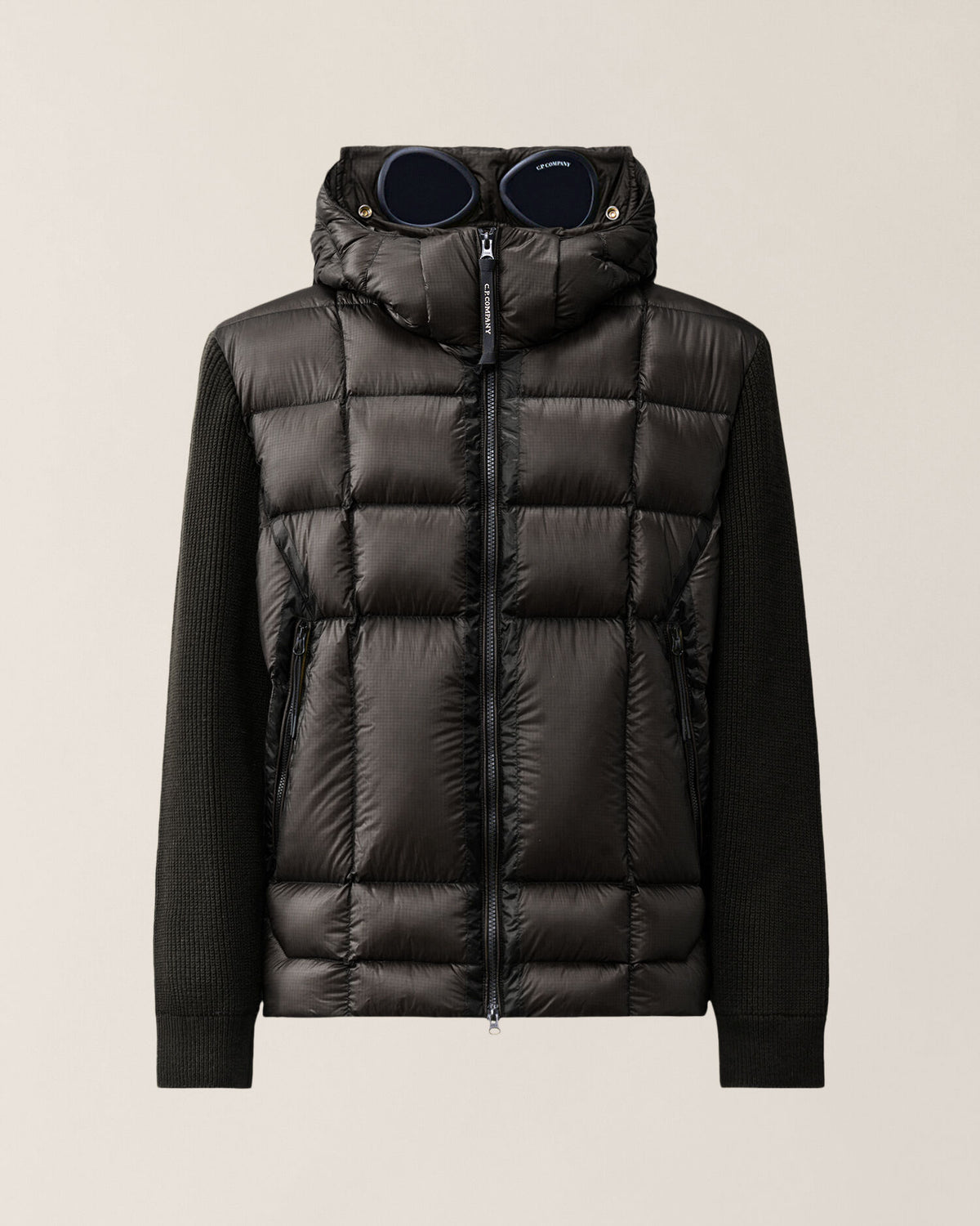 C.P. Company - Veste Merino Wool mixed Goggle Black