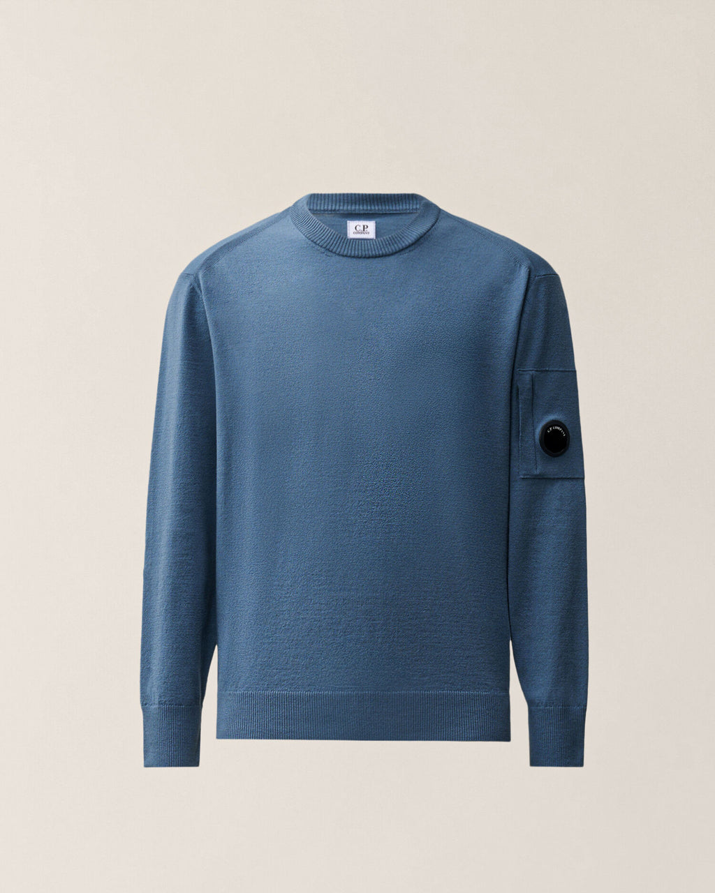 C.P. Company - Pull Extrafine Merino Crewneck Orion Blue