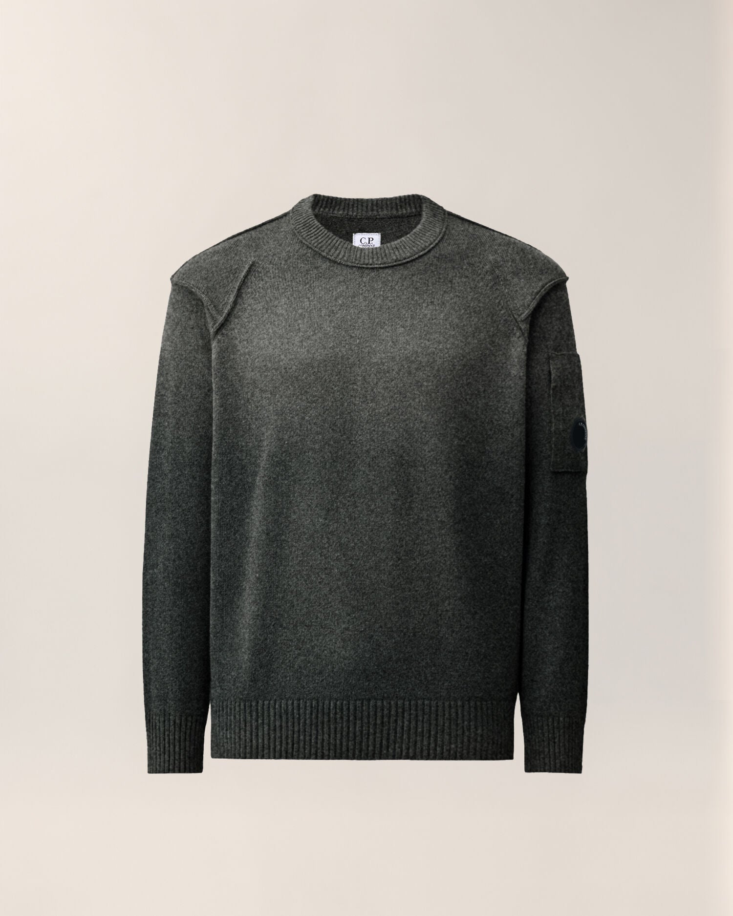 C.P. Company - Pull Lambswool Crew neck Dark Shadow